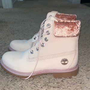 Womens Pink Timberland boots